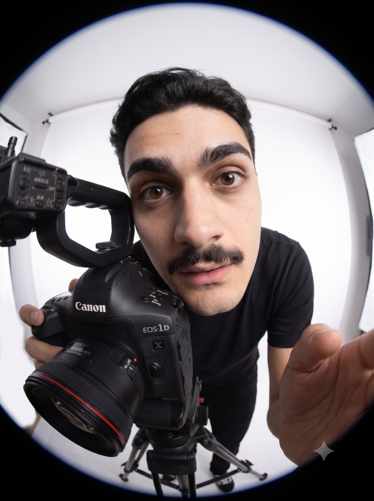 Tela de vídeo do YouTube em produção